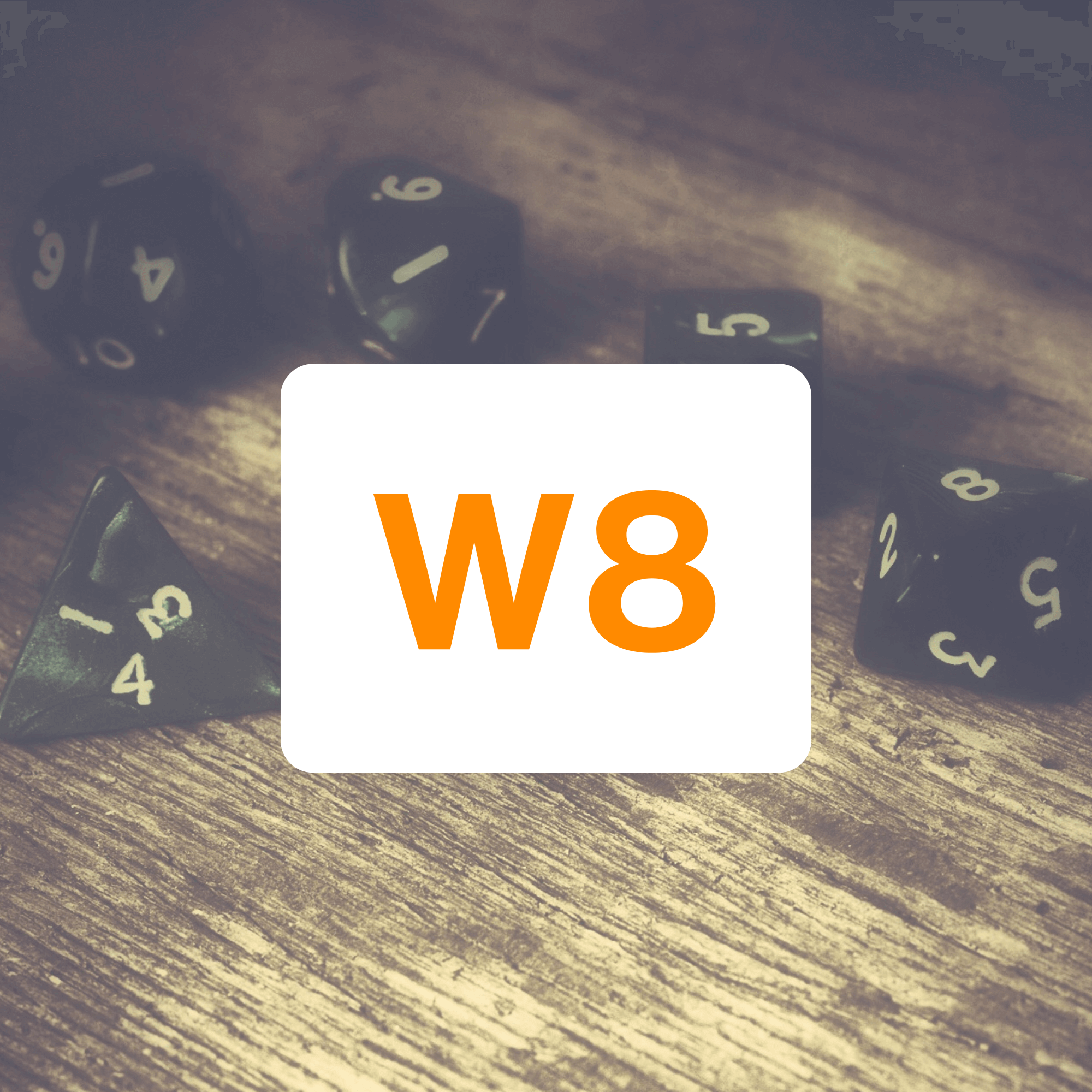 Chessex Opaque W8