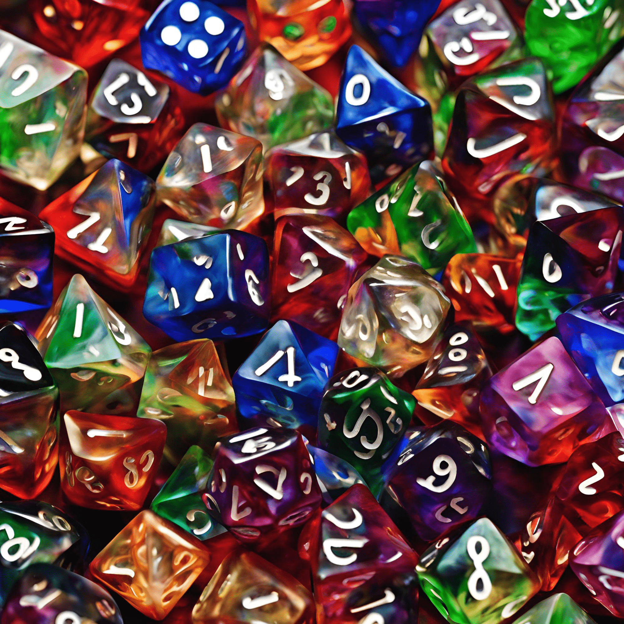 5 Stück Durchsichtige Rote Acryl-Würfel – Große Würfel 2x2 Cm Für Brettspiele, Partys & Spieleabende
