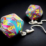 W20 Ohrringe - Hook Earrings Festive Mosaic/Yellow Mini-Poly