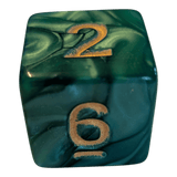 Perlmutt W6 grün/gold