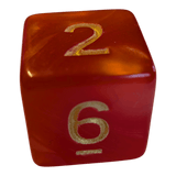 Perlmutt W6 rot/gold