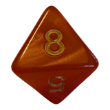 Perlmutt W8 in rot/gold
