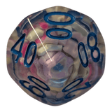 Konfetti/Sprinkle Dice – Pastellfarben (transparent & bunt) 7er Set