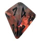 Transparentes Rot Perlmutt Weiß 7er Set