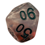 Transparentes Rot Perlmutt Weiß 7er Set