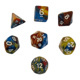 Multicolor Würfelset – Buntes 7er Set