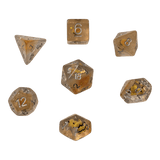 Funkelndes Bienen Würfelset – Bee Dice Transparent (7er Set)