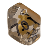 Funkelndes Bienen Würfelset – Bee Dice Transparent (7er Set)