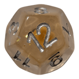 Funkelndes Bienen Würfelset – Bee Dice Transparent (7er Set)