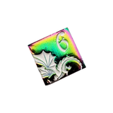 Metall Würfelset mit Drachenmotiv (Rainbow) | 7er Set