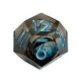 Drachenaugen Würfelset Blau – 7er Set