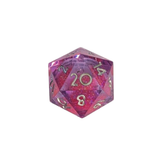 Pink/Lila Magic – 7-teiliges D&D Würfelset