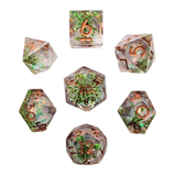 Würfelset – Verzauberter Wald | 7-teiliges RPG Dice Set (18mm)