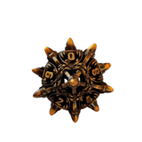 Metall Würfelset Hollow "Big Mouth Monster" | Antik Bronze | Fantasy Würfelset