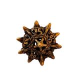 Metall Würfelset Hollow "Big Mouth Monster" | Antik Bronze | Fantasy Würfelset