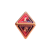 Metall Würfelset "Crimson Dragon Scale" | Roségold Rot-Lila | 7er RPG Würfelset