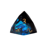 Galaxy Würfelset Blau/Grün – Sharp Edge (7er Set)