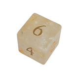 Golden Citrine Dice – Würfelset | Gelb, Honig & Gold