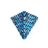 Dragon Scale Metallwürfel Set Blau – 7-teiliges RPG Würfelset mit Drachenauge
