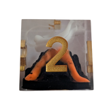 Lava-Würfel / Vulkan-Set 7er Set (18mm)