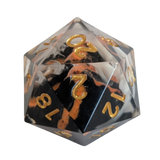 Lava-Würfel / Vulkan-Set 7er Set (18mm)