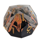 Lava-Würfel / Vulkan-Set 7er Set (18mm)