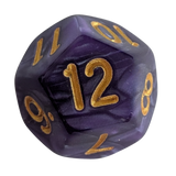 Perlmutt W12 in lila/gold