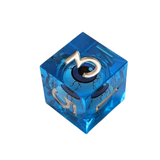 Floating Eyeball Würfelset Blau/Transparent (7er Set)