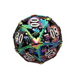 Hollow Dragon Metall Würfelset (Rainbow) | 7er Set