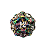 Hollow Dragon Metall Würfelset (Rainbow) | 7er Set