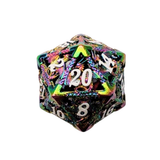 Hollow Dragon Metall Würfelset (Rainbow) | 7er Set