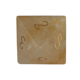 Golden Citrine Dice – Würfelset | Gelb, Honig & Gold