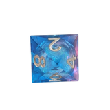 Ocean Shimmer – 7er Liquid Core Würfelset