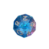 Ocean Shimmer – 7er Liquid Core Würfelset