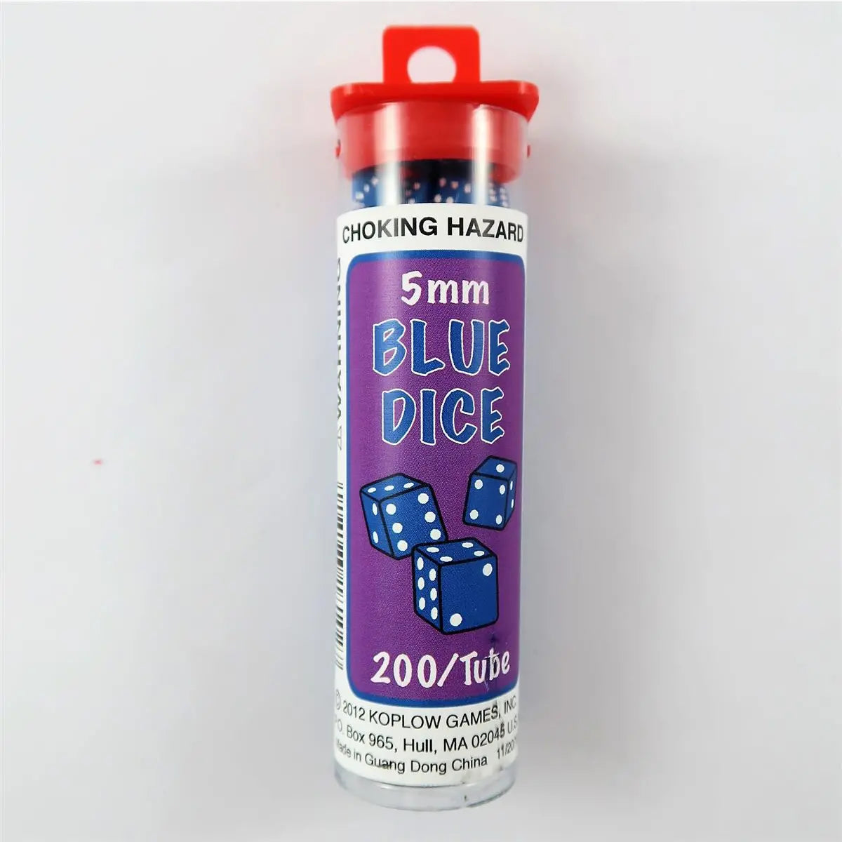 5mm Würfel Opaque Blue 200 Stück