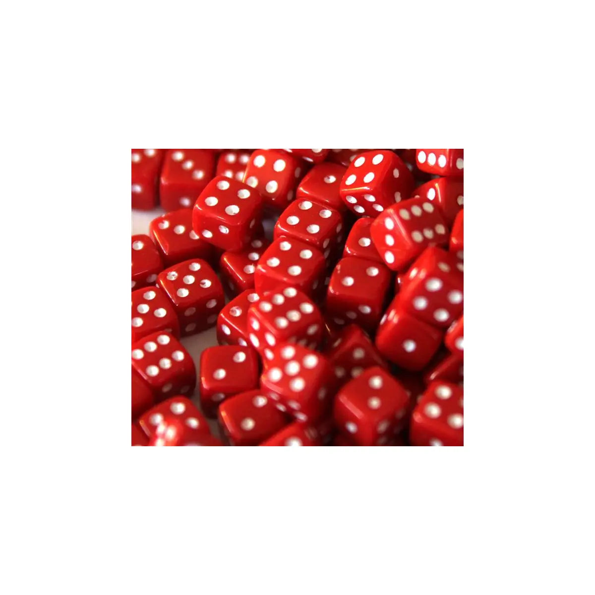 5mm Würfel Opaque Red 250 Stück