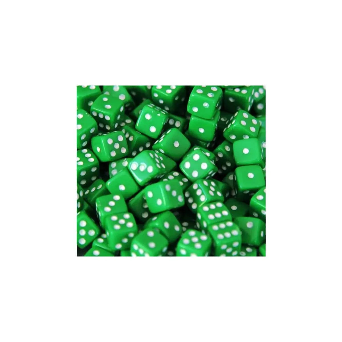 Koplow 5mm Würfel Opaque Green 250 Stück