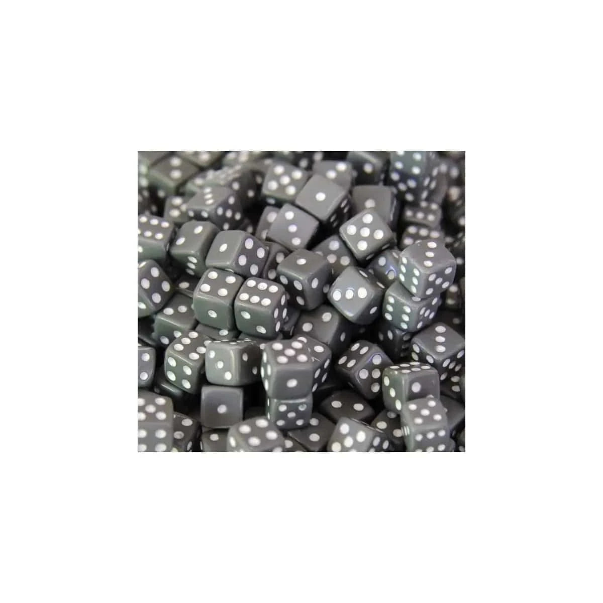 Koplow 5mm Würfel Opaque Grey 250 Stück