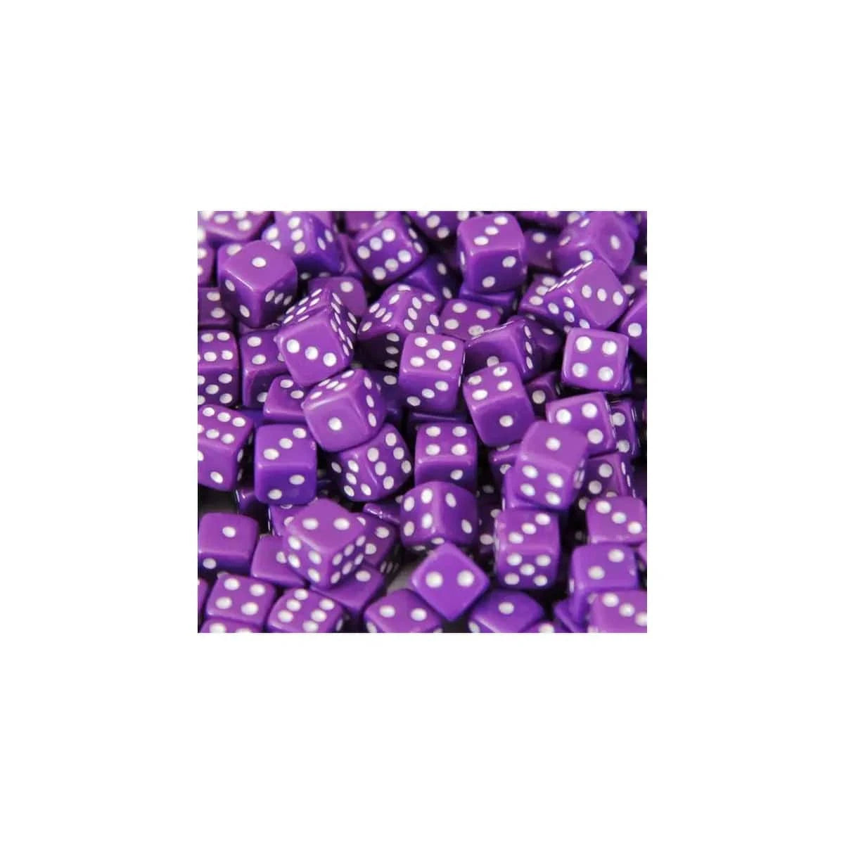 Koplow 5mm Würfel Opaque Purple 250 Stück