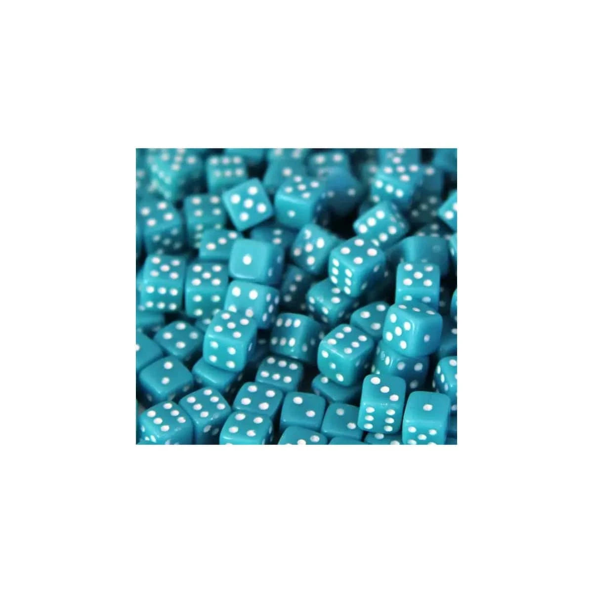 Koplow 5mm Würfel Opaque Teal 250 Stück