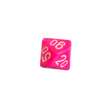 Chessex Opaque pink/white W10-0