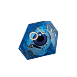 Floating Eyeball Würfelset Blau/Transparent (7er Set)