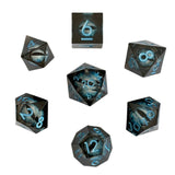 Drachenaugen Würfelset Blau – 7er Set