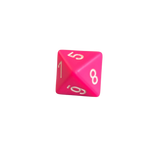 Chessex Opaque pink/white W8