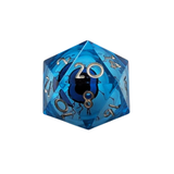 Galaxy Würfelset Blau/Grün – Sharp Edge (7er Set)