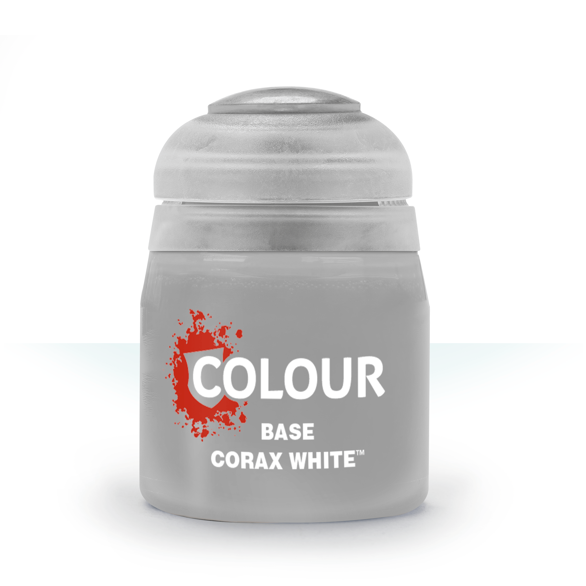 Corax White Base Farbe von Citadel Colour für Warhammer40k oder Age of Sigmar
