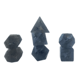 Black Frosted Glaswürfel Set