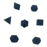 Black Frosted Glaswürfel Set