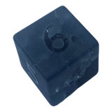 Black Frosted Glaswürfel W6
