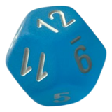 Chessex Frosted Caribbean Blue W12